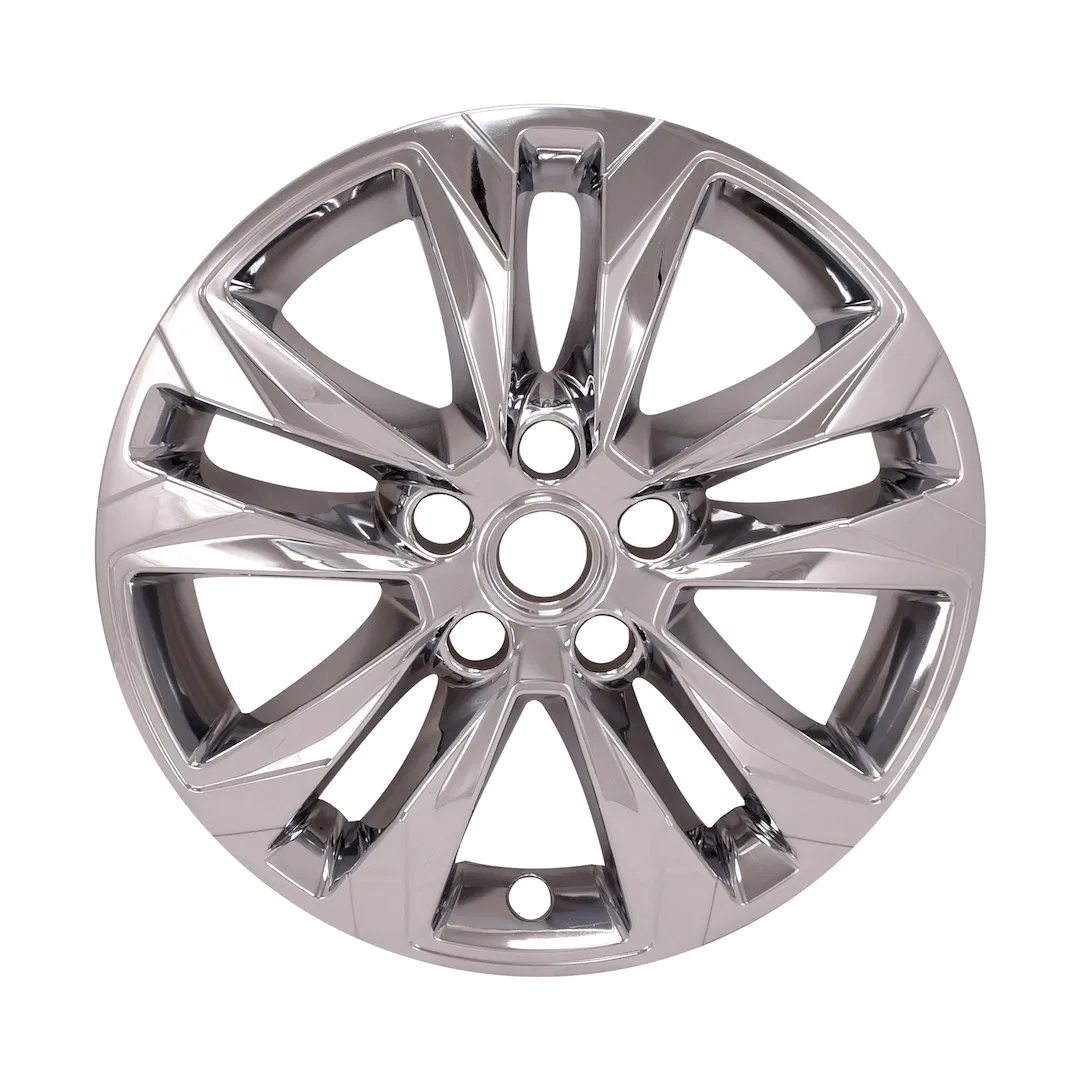 IMP460X – COAST2COAST Wheel Skin, 17 Inch 5 Split Spokes Snap-On Plated Chrome ABS Plastic Set Of 4